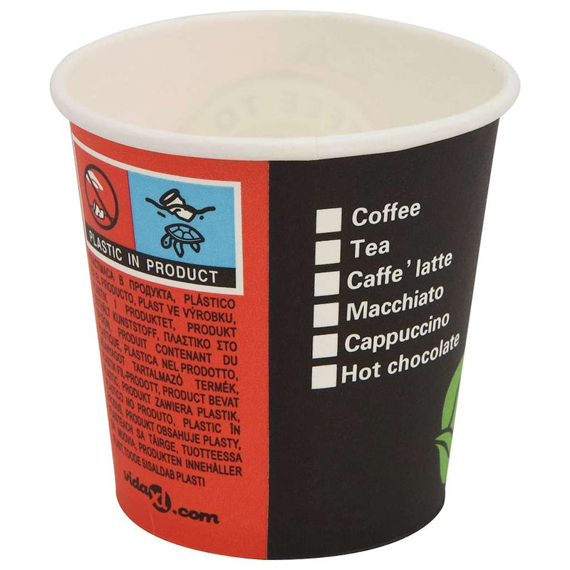 Cești de cafea din hârtie cu capace 1000 buc 4oz 120ml
