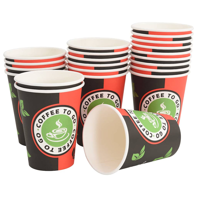 Cești de cafea din hârtie cu capace 1000 buc 4oz 100ml