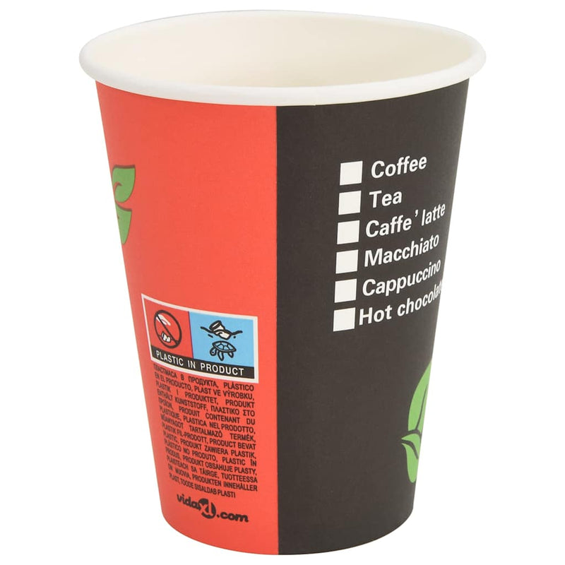 Cești de cafea din hârtie cu capace 1000 buc 4oz 100ml
