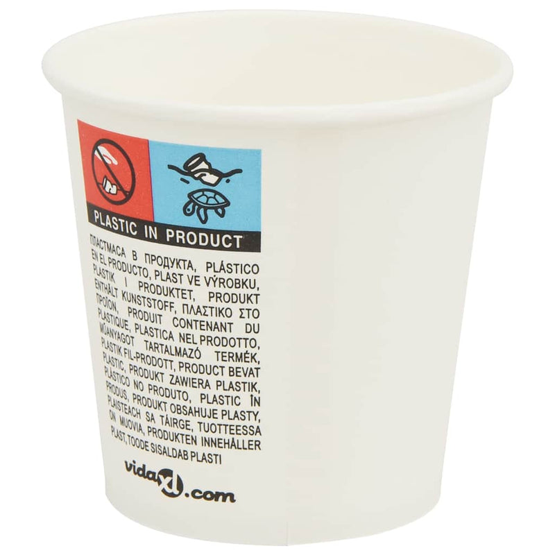 Cești de cafea din hârtie cu capace 1000 buc 4oz 100ml