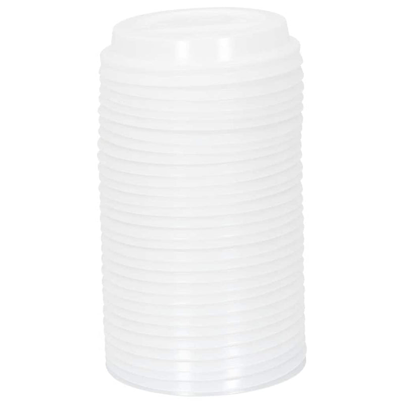 Cești de cafea din hârtie cu capace 1000 buc 16 oz 400 ml