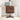 Scaun de birou pivotant, maro, material textil