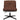 Scaun de birou pivotant, maro, material textil