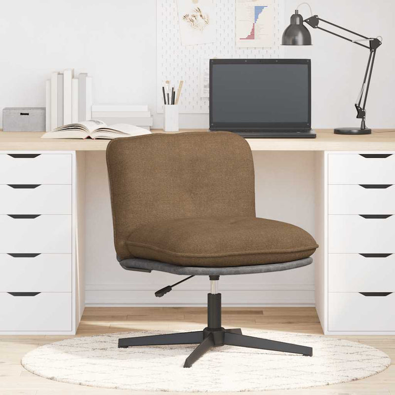 Scaun de birou pivotant, gri taupe, material textil