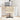 Scaun de birou pivotant, crem, material textil