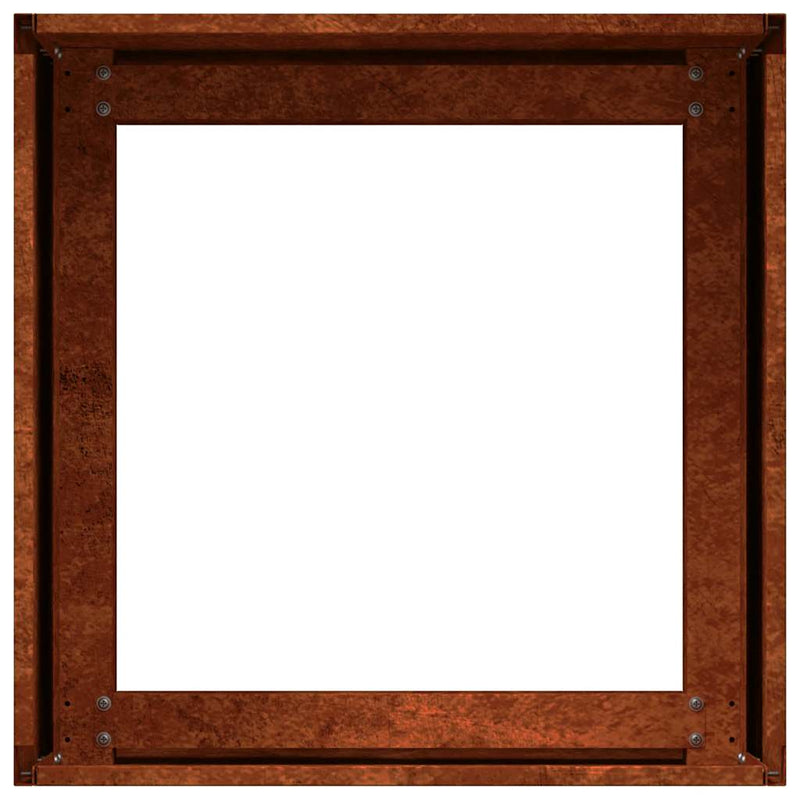 Vază pentru Grădină Ruginit 40 x 40 x 30 cm