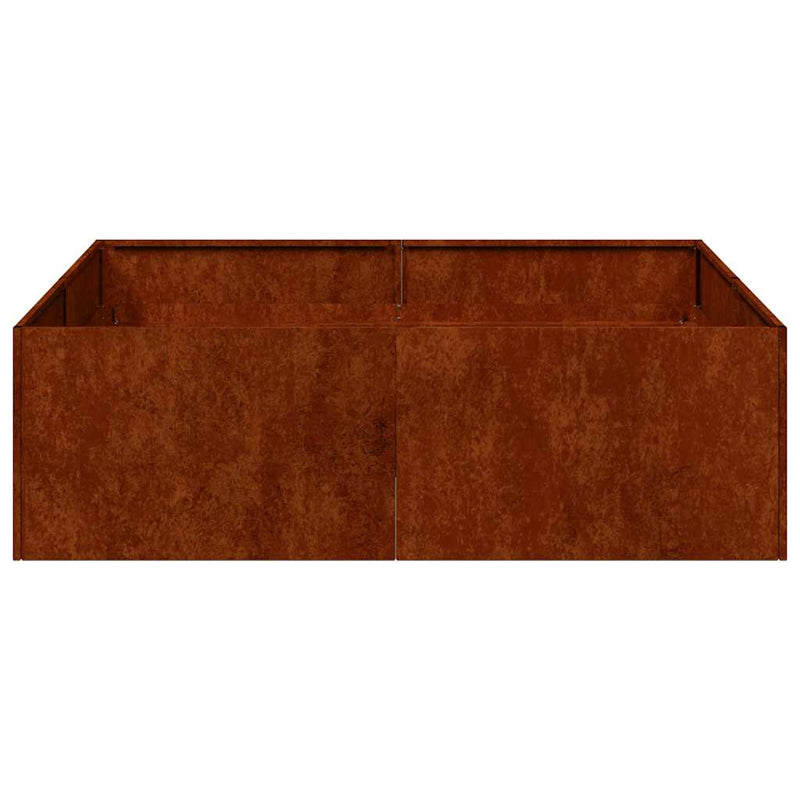 Vază pentru Grădină Ruginit 100 x 100 x 30 cm