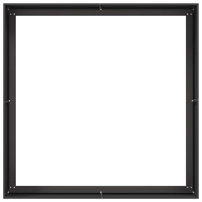 Jardinieră Negru 100x100x40 cm Oțel