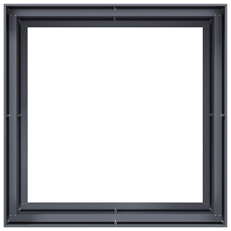 Jardinieră Antracit 100x100x80 cm Oțel