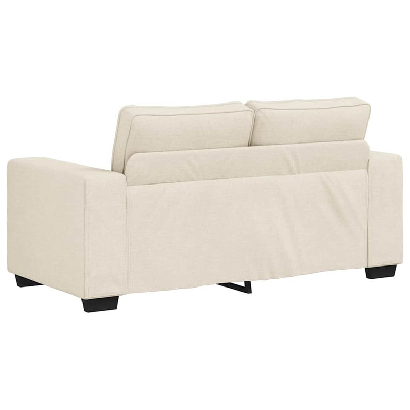 Canapea 3 buc. Bej Material textil din in