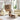 Canapea 3 buc. Crem Material textil din in