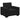Set de canapele cu perne, 3 piese, negru, catifea