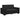Set de canapele cu perne, 3 piese, negru, catifea