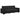 Set de canapele cu perne, 3 piese, negru, catifea