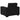 Set de canapele cu perne, 3 piese, negru, catifea