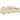 Set de canapele cu perne, 3 piese, crem, textil