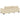 Set de canapele cu perne, 3 piese, crem, textil