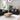 Set de canapele cu perne, 3 piese, negru, catifea
