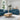 Set de canapele cu perne, 3 piese, albastru, catifea