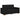 Set de canapele cu perne, 2 piese, negru, textil