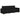 Set de canapele cu perne, 2 piese, negru, textil