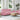 Set de canapele cu perne, 2 piese, roz, catifea