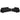 Set de canapele cu perne, 2 piese, negru, catifea