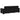 Set de canapele cu perne, 2 piese, negru, catifea