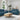 Set de canapele cu perne, 2 piese, albastru, catifea
