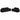 Set canapele 2 piese cu perne, material textil negru