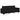 Set de canapele cu perne, 2 piese, negru, textil