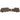 Set de canapele cu perne, 2 piese, maro, textil