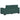 Set de canapele cu perne, 2 piese, verde închis, textil