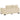 Set de canapele cu perne, 2 piese, crem, textil