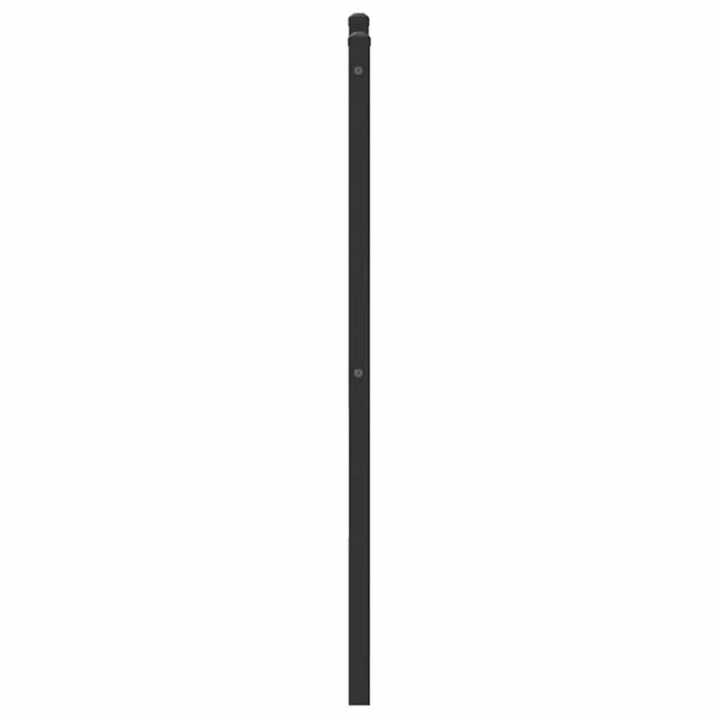 Tăblie de pat de schimb, stejar maro, 80 cm, lemn prelucrat și oțel