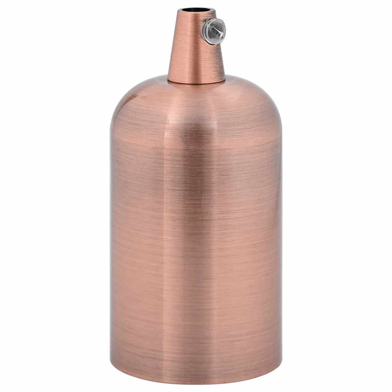 Suporturi de lampă 2 buc Roșu Bronz E27