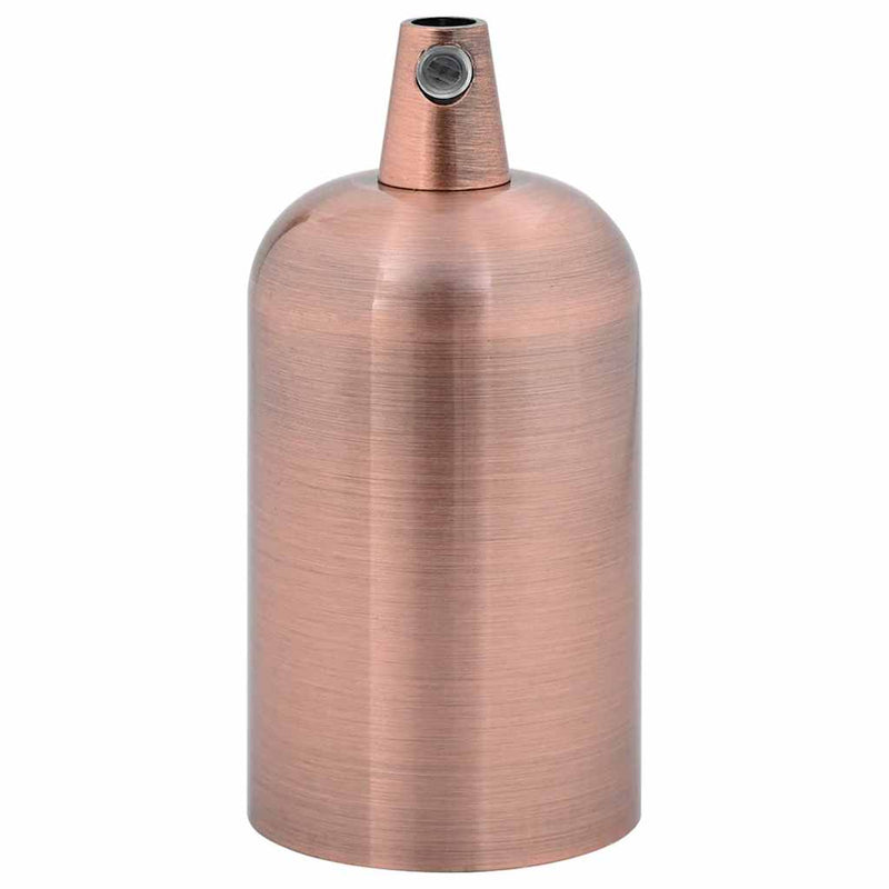 Suporturi de lampă 2 buc Roșu Bronz E27