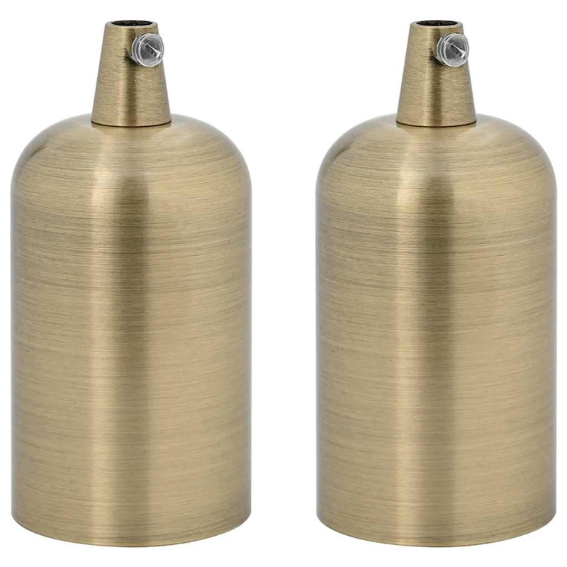 Suporturi de lampă 2 buc Bronz E27
