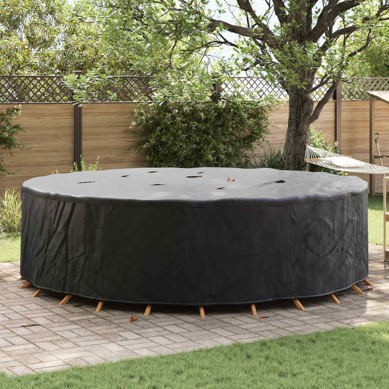 Husă pentru mobilă 320 x 320 x 85 cm Material Oxford 210D Negru