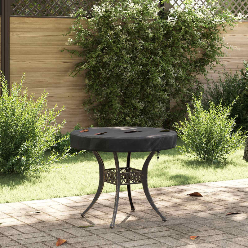 Husă pentru masă exterioară 62 x 62 x 10 cm Rotund Negru