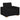 Canapea fotoliu negru 100x78x84 cm material textil