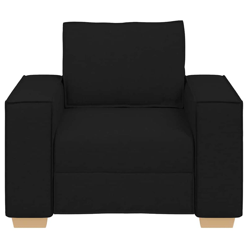 Canapea fotoliu negru 100x78x84 cm material textil