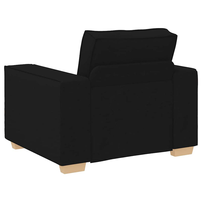 Canapea fotoliu negru 100x78x84 cm material textil