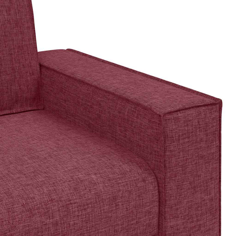 Fotoliu canapea roșu vin, 100x78x84 cm, material textil