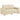Canapea cu 2 locuri, crem, 160x78x84 cm, material textil