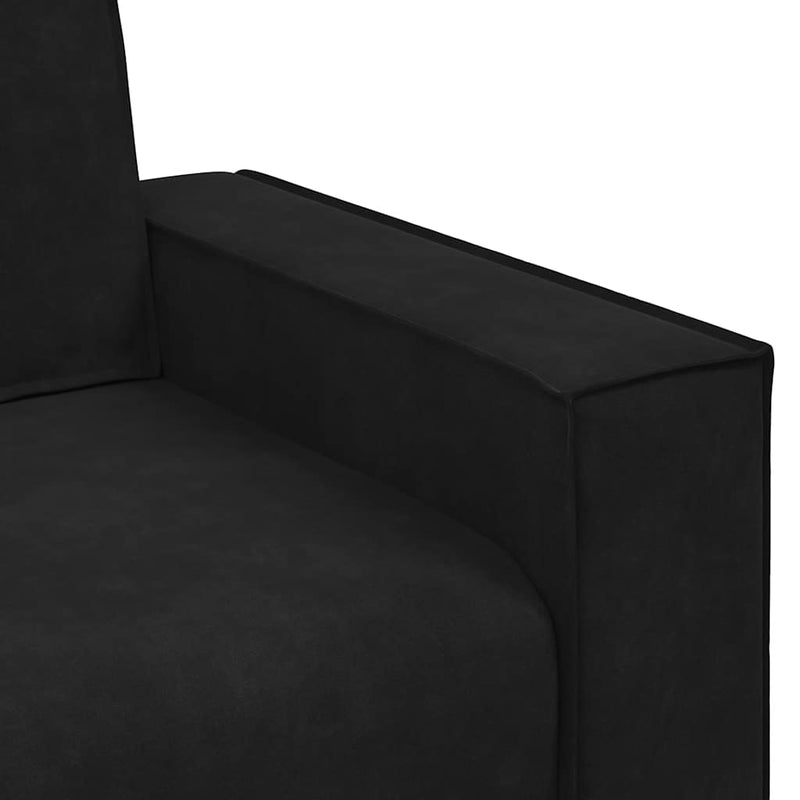 Canapea scaun negru 100x78x84 cm catifea