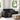 Canapea cu 2 locuri, negru, 160x78x84 cm, catifea