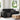 Canapea cu 2 locuri, negru, 180x78x84 cm, catifea