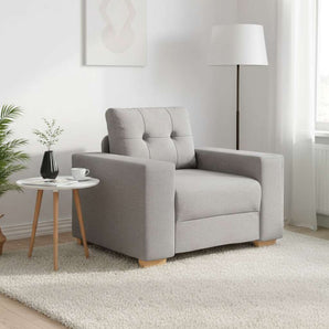 Canapea fotoliu gri nor 100x78x80 cm material textil