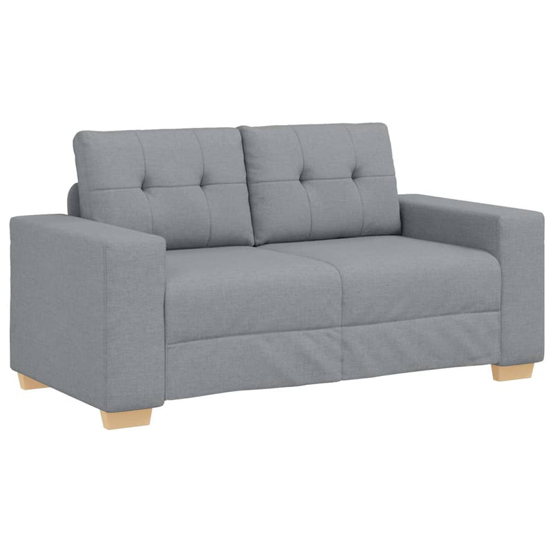 Canapea lovesea gri deschis 160x77x82 cm stofa